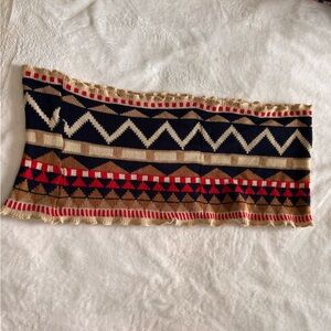 Geometric Patterned Infiniti Scarf